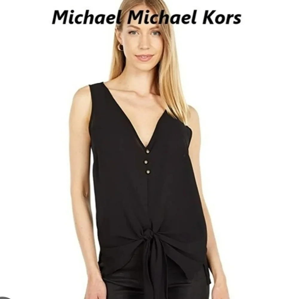 Michael Kors Black Women's Top - Picture 1 of 7